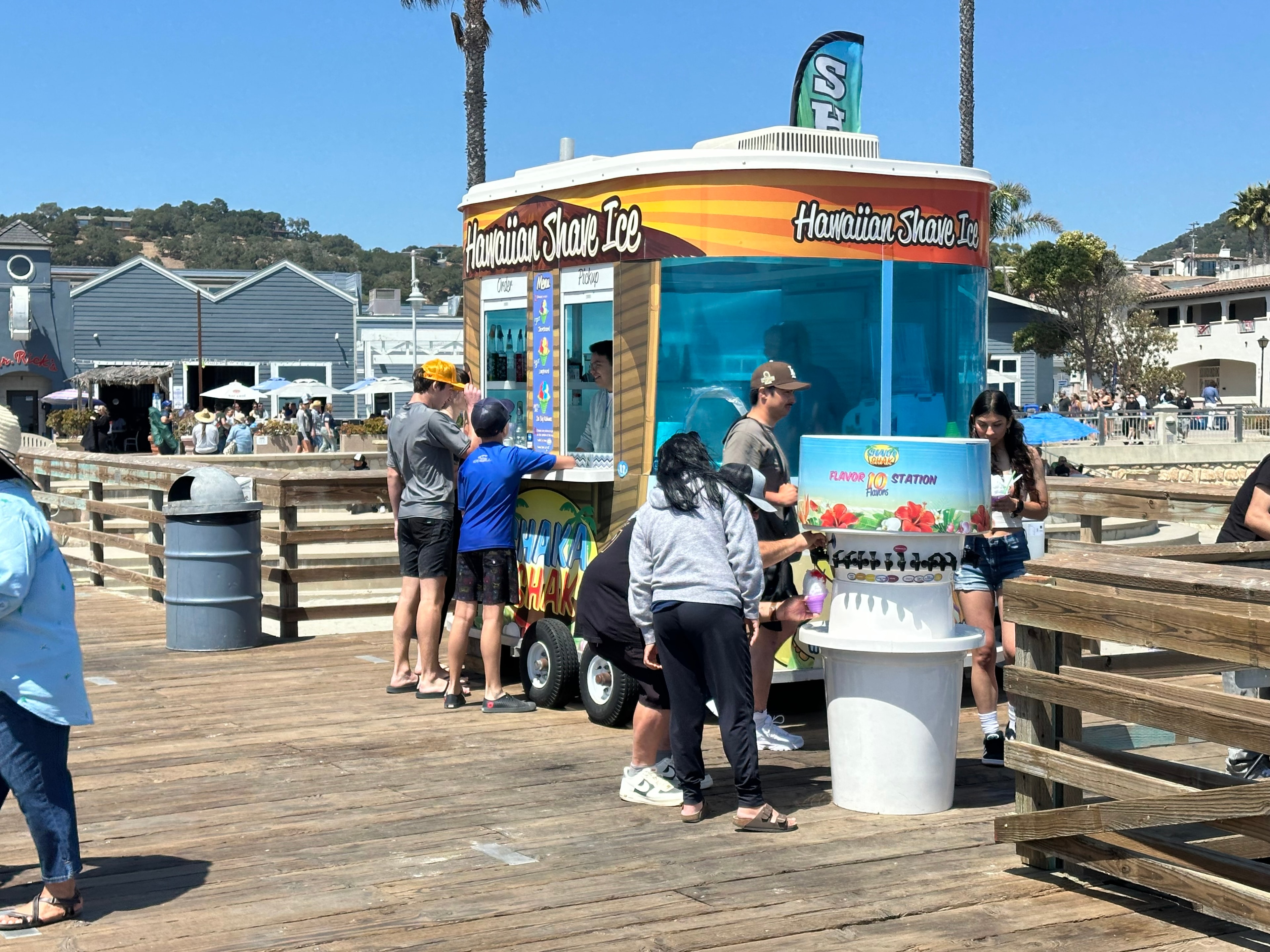 Shaka Shak team serving customers at an event